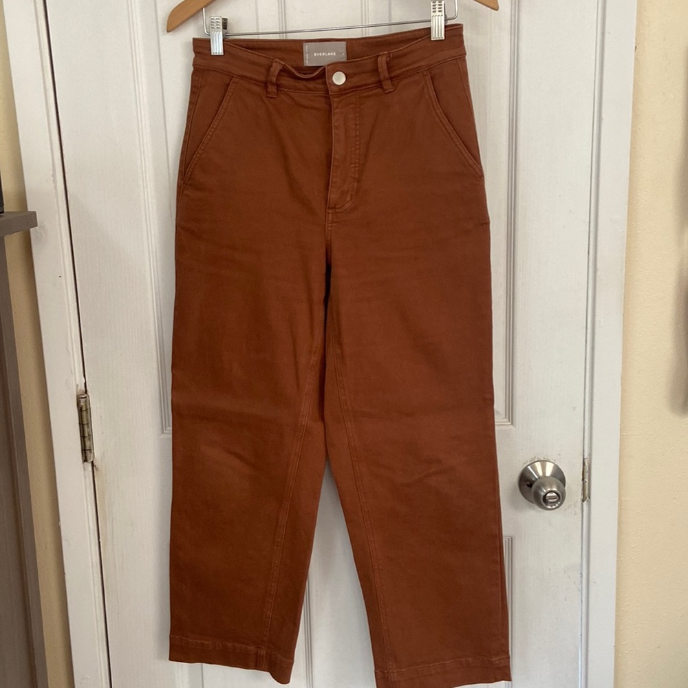 Everlane cropped straight leg pant
